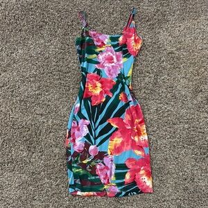 tropical mini Dress
